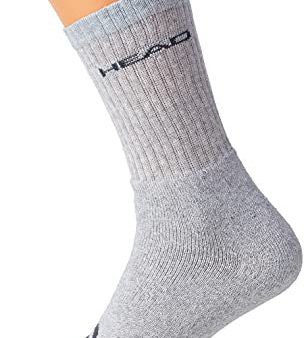 Head Unixex Crew Socks Calcetines de la tripulación, Grey Combo, 35 Regular Unisex Adulto Sale