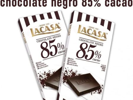 Lacasa Mr Wonderful Tableta Chocolate 85% Cacao 2x100 Gr, 200 Gramo Embalaje Deteriorado Sale